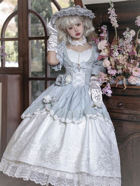 Classical Lolita Dress Polyester Short Sleeves Lolita Dresses Classic ...