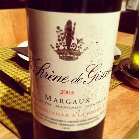 Pour F Ter La Rentr E La Sir Ne De Giscours Margaux Flickr