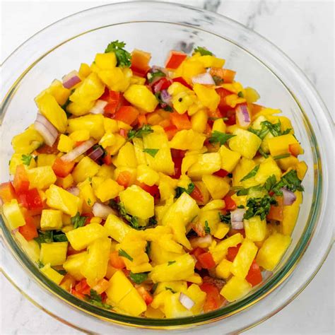 Pineapple Mango Salsa Megan Vs Kitchen