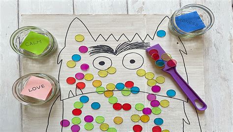 The Colour Monster Sensory Tray | Nanny Anita | My Baba