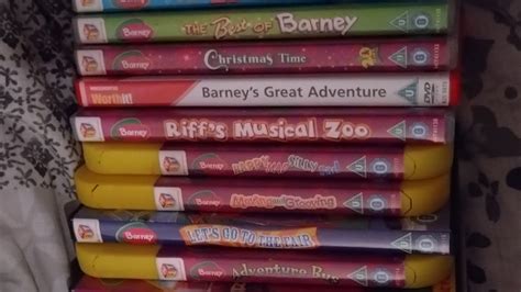 My Updated Barney DVD Collection YouTube