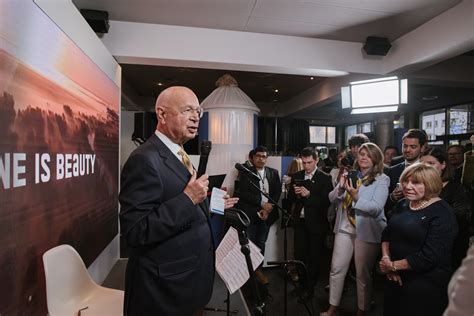 Klaus Schwab Visits Ukraine House Davos On Final Day Switzerland