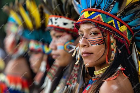 Premium Photo Indigenous Pride In Traditional Attire