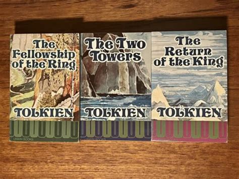 TCG The Lord Of The Rings Paperback Set J R R Tolkien Unwin With