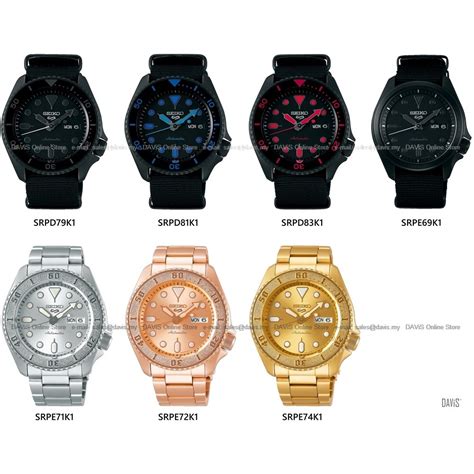 Seiko 5 Sports Street Style Srpd79k1 Srpd81k1 Srpd83k1 Srpe69k1