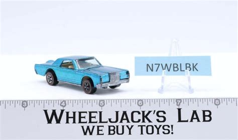 Custom Continental Mark III Aqua Blue Redline Hot Wheels Mattel Vintage RL Wheeljack S Lab