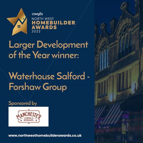 Larger Development Of The Year Winner Waterhouse Salford Forshaw Group