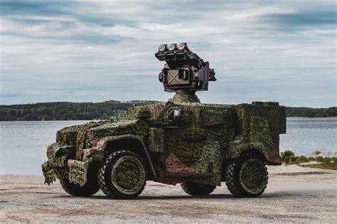 Saab Showcases MSHORAD JLTV Barracuda Saab