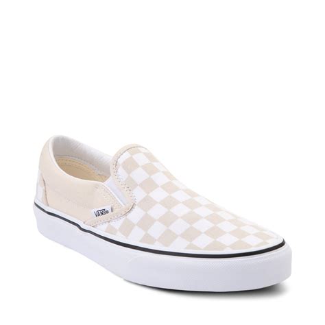 Vans Slip On Checkerboard Skate Shoe Turtledove Journeyscanada