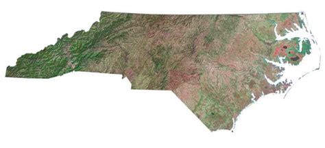 North Carolina Lakes And Rivers Map Gis Geography