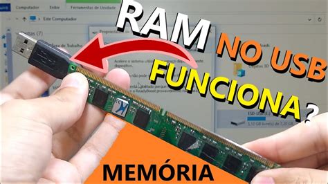 Mem Ria Ram Tem Como Usar No Usb Usar Pendrive Para Aumentar Mem Ria E