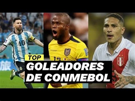 El máximo Goleador Historico de cada selección Conmebol 2023 YouTube