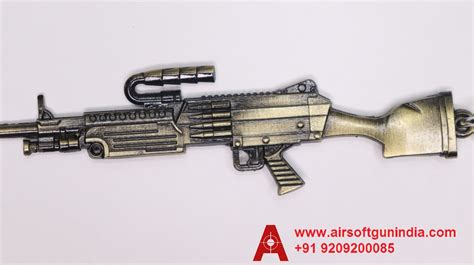 M249 Lmg Look Keychain By Airsoft Gun India