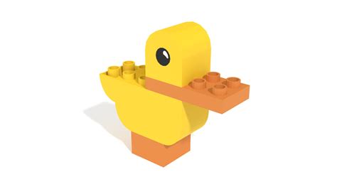 LEGO Duplo Duck in 3D building instructions | BuildIn3D