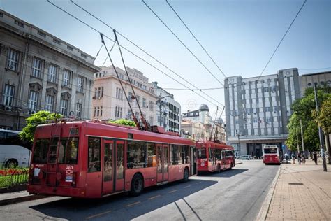 Belgrade Serbia September Belgrade Trolleybuses Or