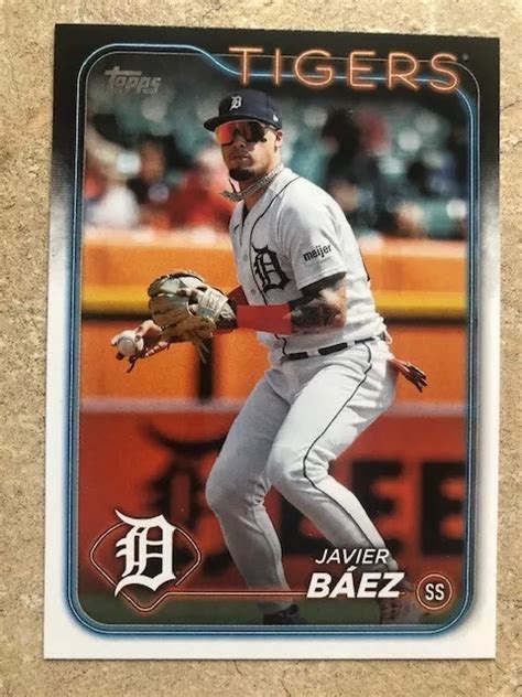 CARTE DE BASEBALL Javier Baez SS Detroit Tigers 2024 Topps EUR 0 69