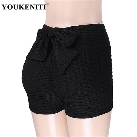 Youkeniti 2018 New Brand Sexy Yoga Shorts Fitness Push Up Hips