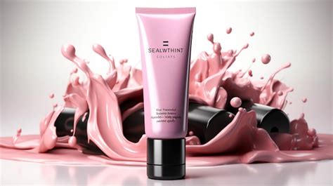 Premium Ai Image Face Primer Makeup Product Isolated On White