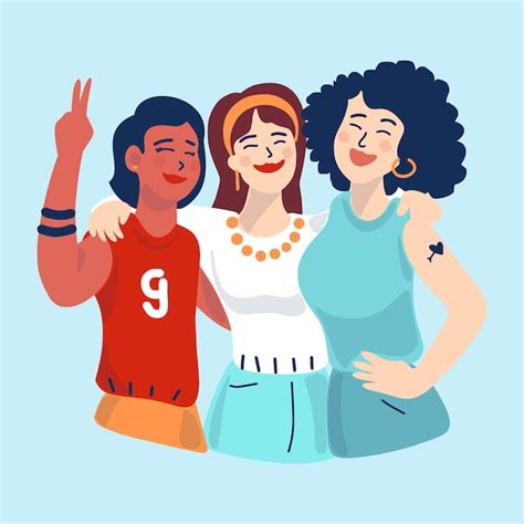 Premium Vector Diverse Group Of Women