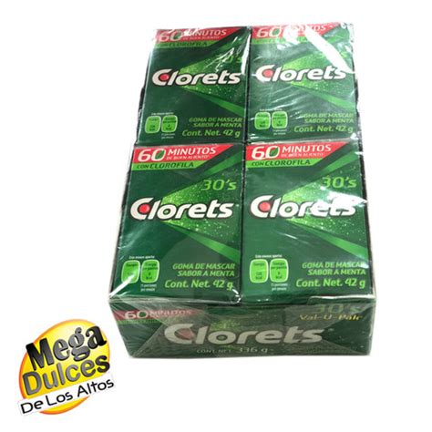 Chicle Clorets S Gr Megadulces