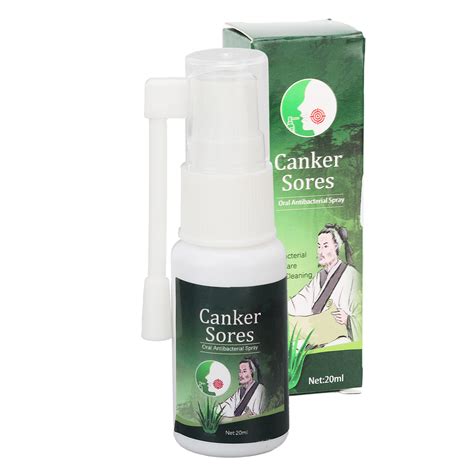 Canker Sore Relief Spray Men Women Herbal Extract Mouth Sore Relief Spray For Daily Oral Care