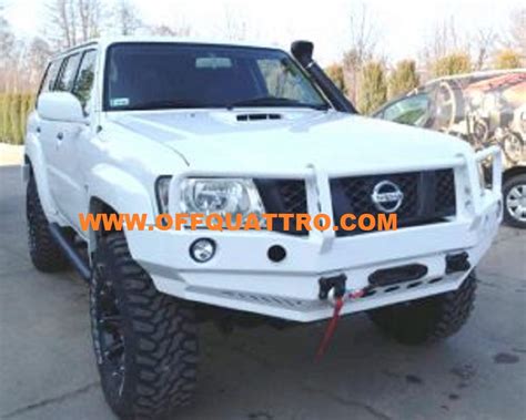 Paraurti Anteriore Winch Bumper Wolf Ii Bar Euro Nissan Patrol Y Gu