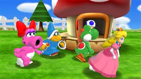 Mario Party 9 Garden Battle Kamek Vs Yoshi Vs Birdo Vs Peach Cartoons Mee Youtube