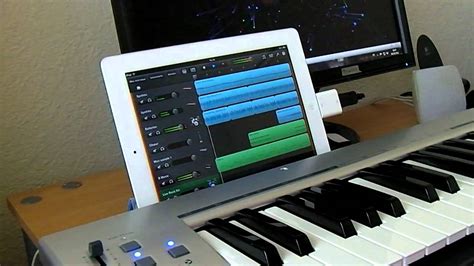 How To Play Garageband With A Midi Keyboard On Ipad Youtube