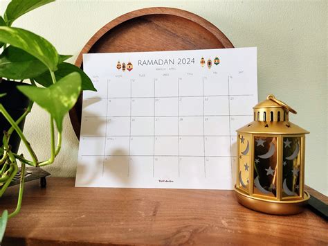 Monthly Weekly Ramadan Eid Calendars Ramadan Planner Ramadan