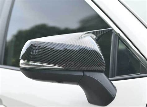 For Toyota Corolla Cross Carbon Fiber Ox Horn Rear View