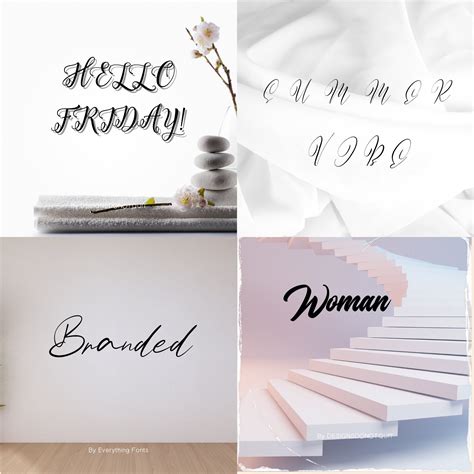 Script Font Bundle Canva Fonts Circuit Fonts Procreate Fonts