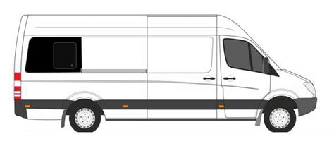 Mercedes Sprinter Lwb Xlwb O S R Opening Window In Privacy Tint