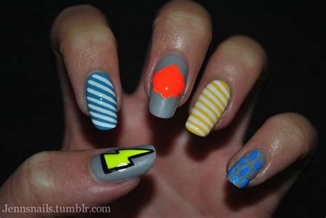 21 Cool And Trendy Neon Nail Art Designs All For Fashion Design