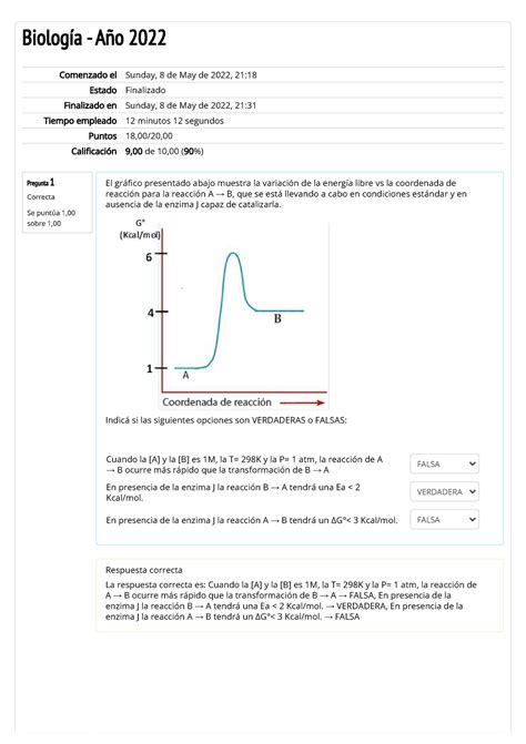 Cuestionario DE Autoevaluación DEL TP 4 Pregunta 1 Correcta Se puntúa