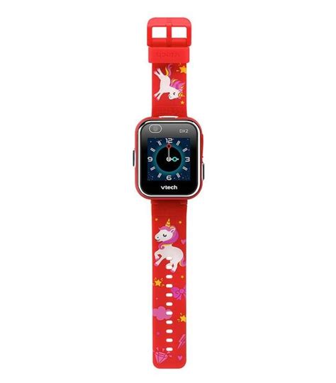 Vtech Kidizoom Smartwatch Dx2 Red With Unicorns Target Australia