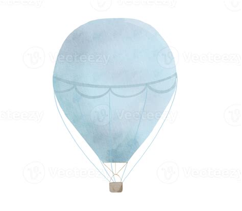 Babydusche Hei Luftballon Aquarellillustration Png