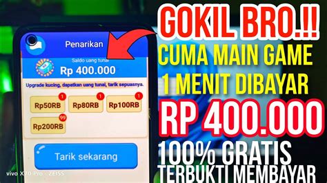 Pasti Cair Main Game Menit Dibayar Rb Gratis Aplikasi Penghasil