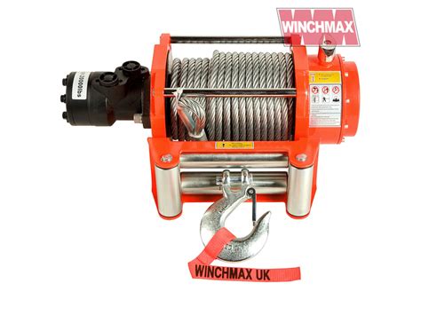 Winchmax Lb Original Orange Hydraulic Winch Steel Rope