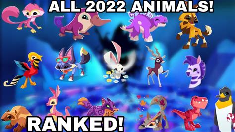 All 2022 Animals Ranked Animal Jam Youtube