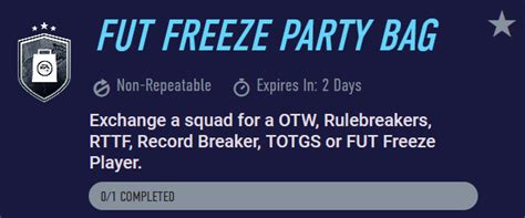 FIFA 21 FUT Freeze Party Bag SBC Requirements And Solutions