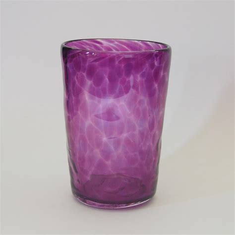 Violet Juice Glass Etsy