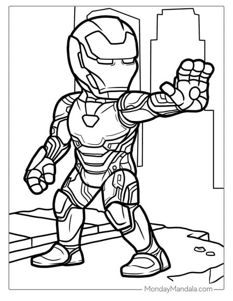 24 Iron Man Coloring Pages Free Pdf Printables