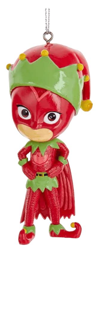 Owlette Pj Mask In Elf Suit Christmas Ornament Winterwood T