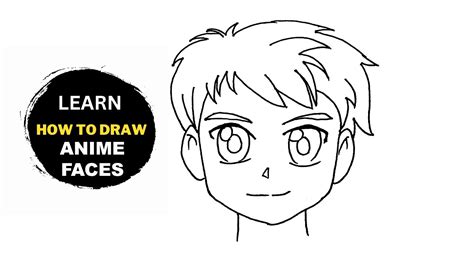 How To Draw Anime Faces Easy Anime Drawing Tutorial For Beginners Youtube