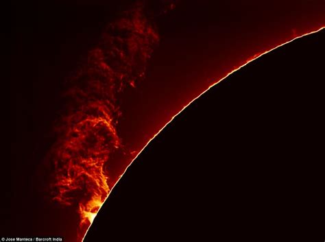 From Sunspots To Solar Eruptions Amateur Astronomer Captures