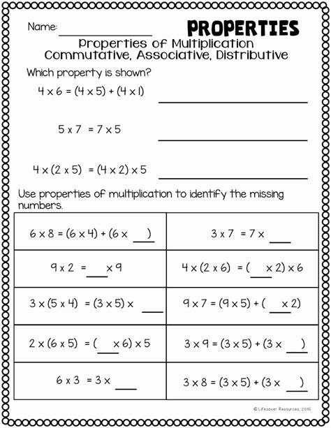 Distributive And Factoring Worksheets