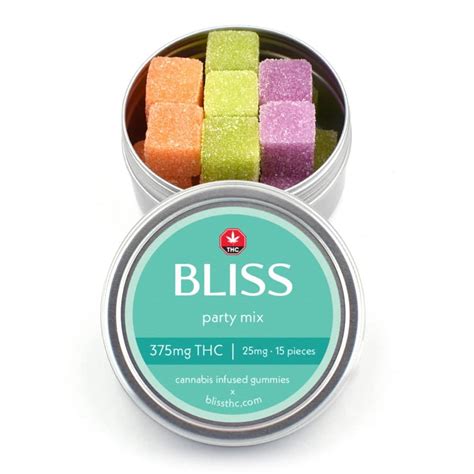 Buy Bliss Party Mix 375mg Thc Edibles Chronic Store