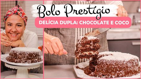 Bolo Prest Gio Del Cia Dupla Chocolate E Coco Youtube