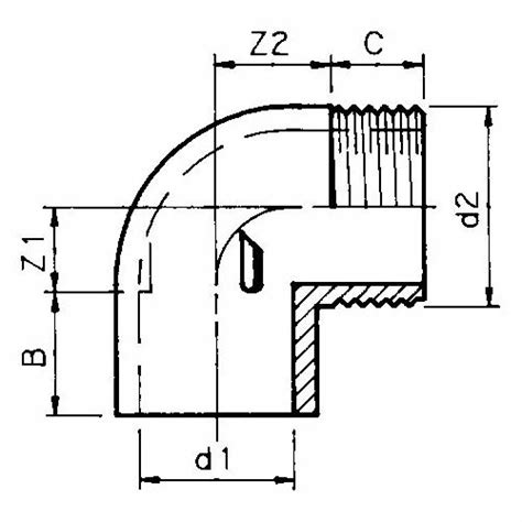 Knie 90 VDL PN10 32 Mm X 1 Buitendraad HandelsOnderneming