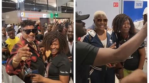 Arrivée de Koffi Olomide et Cindy Le Coeur à Abidjan DiaspoRDC